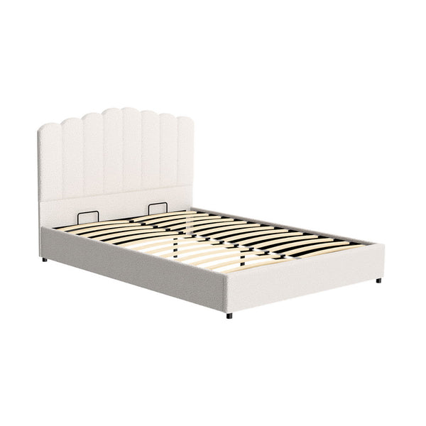 Artiss Bed Frame Queen Size Boucle FION Artiss