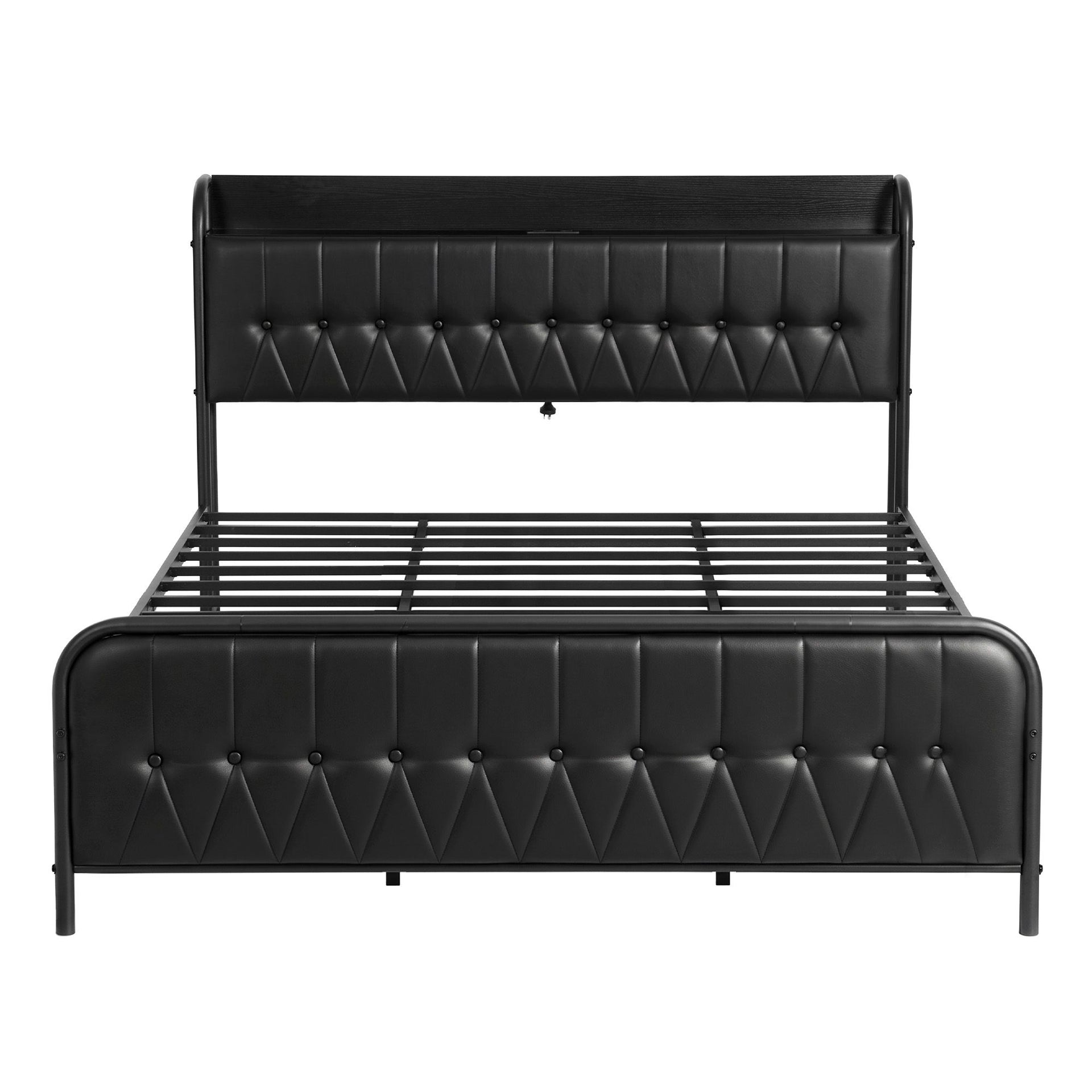 Artiss King Bed Frame with Storage Headboard SAA Certified Charging Station Awezingly