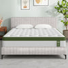 Artiss BedStory Queen Bed Frame with Mattress Set Platform Base Pocket Coil Linen Upholstered