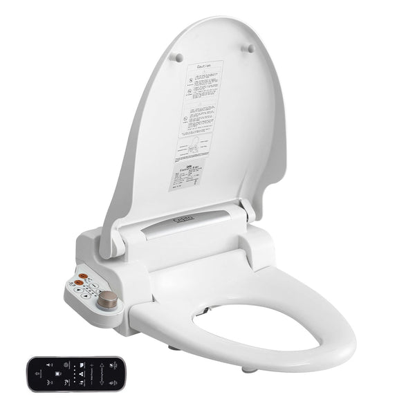 Cefito Electric Bidet Toilet Seat Cover LED Night Light Heated Seat with Remote Awezingly
