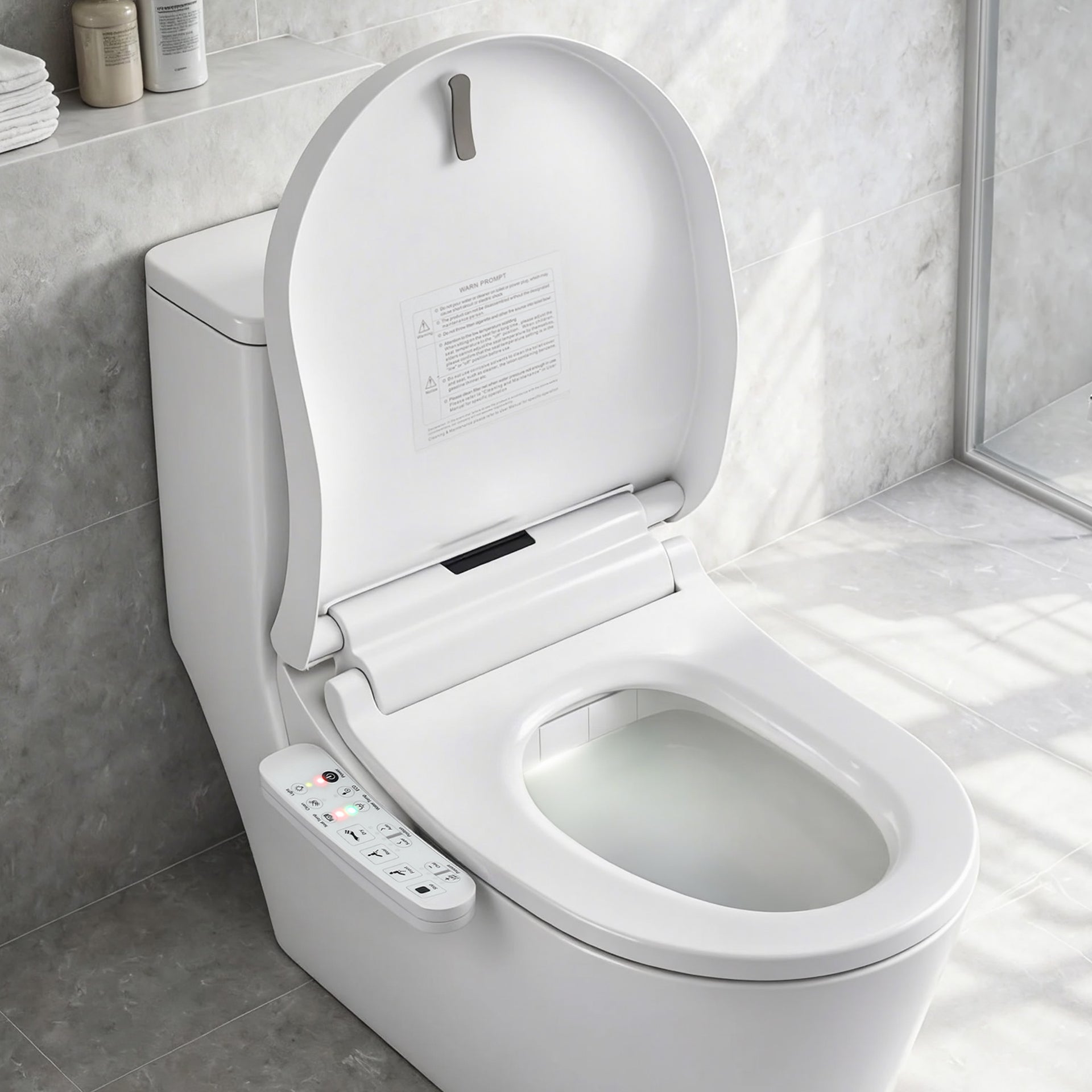 Cefito Smart Electric Bidet Toilet Seat Cover D-Shape SIAA Material Certified Awezingly