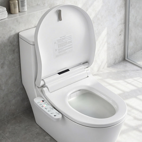 Cefito Smart Electric Bidet Toilet Seat Cover D-Shape SIAA Material Certified Awezingly