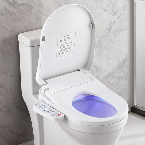 Cefito Electric Bidet Toilet Seat Cover Heated Warm Water Dryer LED Night Light Awezingly