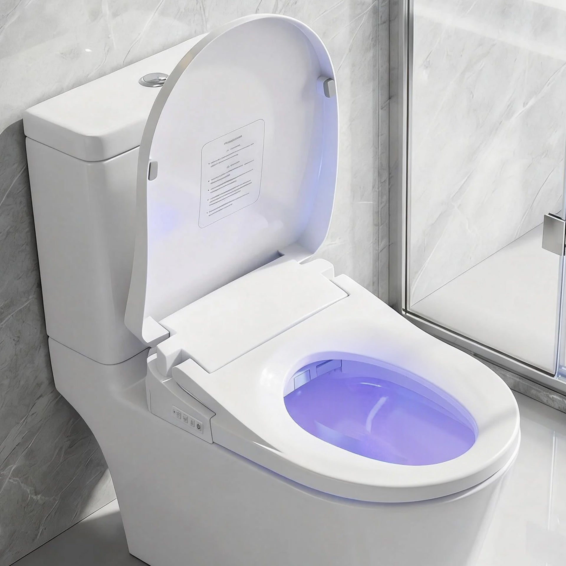 Cefito Smart Electric Bidet Toilet Seat Wireless Remote Heated Dryer Auto Wash Awezingly