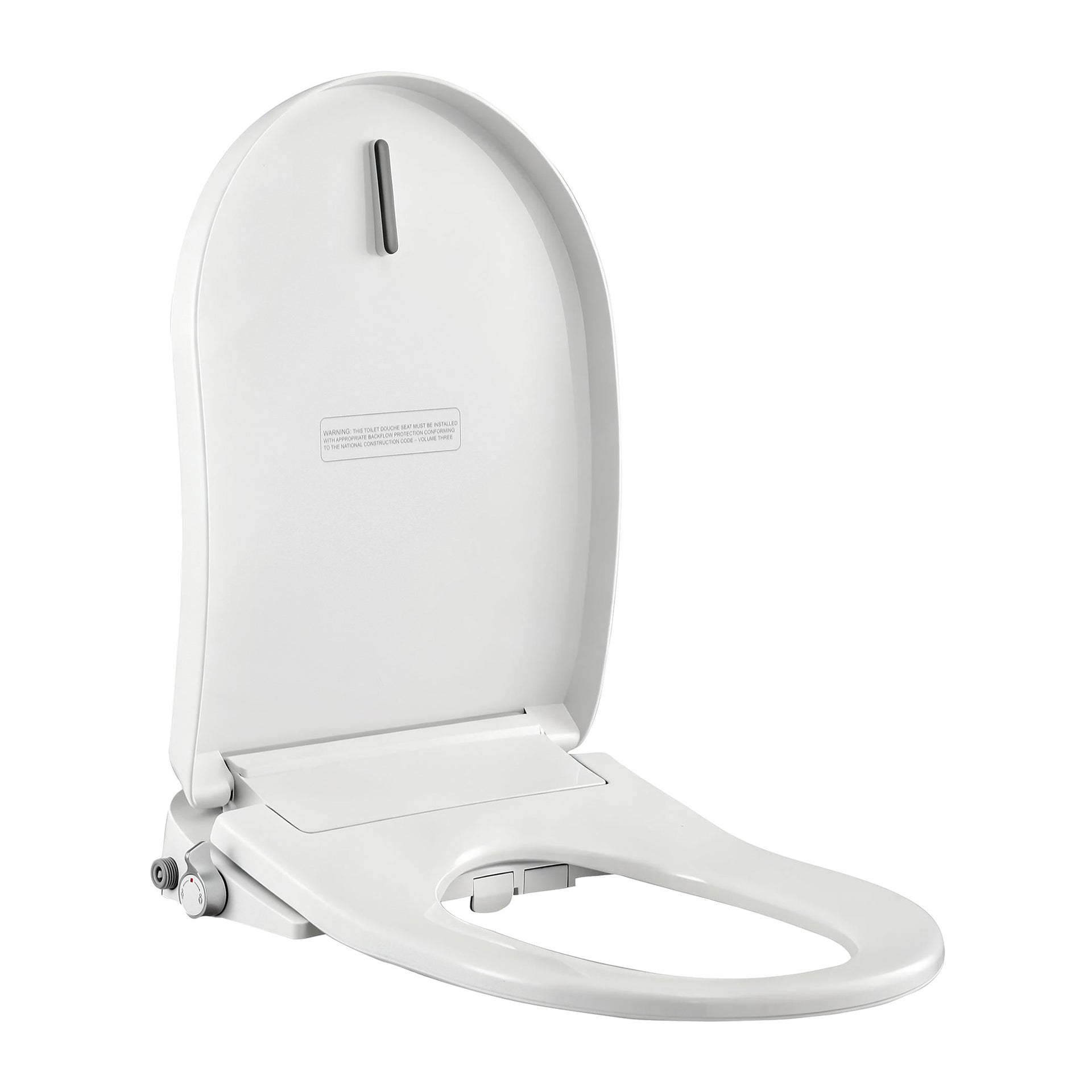 Cefito Electric Bidet Toilet Seat Washing Without Power Heated D-Shape Air Dryer Awezingly
