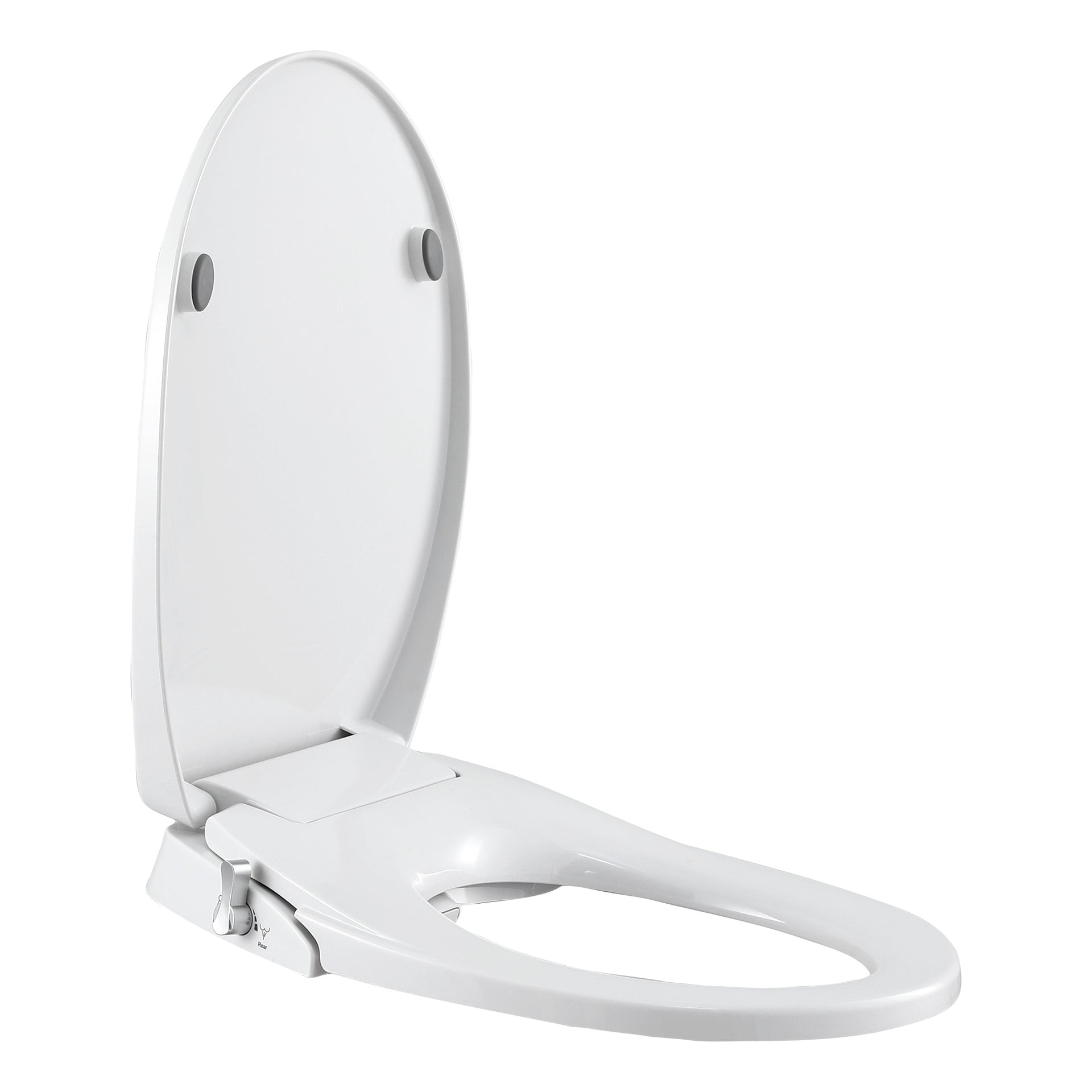Cefito Non Electric Bidet Toilet Seat O-Shape Dual Nozzle Soft Close WaterMark DIY Awezingly