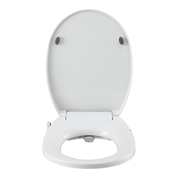 Cefito Non Electric Bidet Toilet Seat O-Shape Dual Nozzle Soft Close WaterMark DIY Awezingly