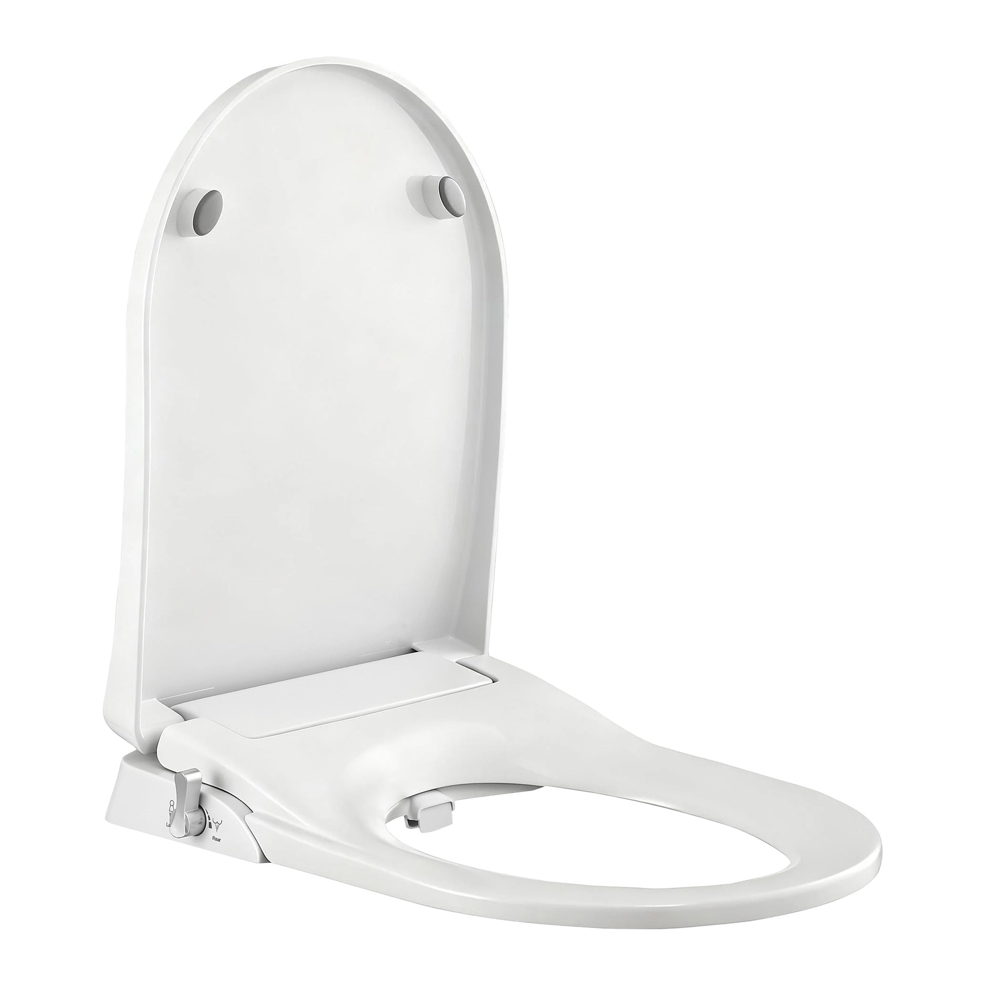 Cefito Non Electric Bidet Toilet Seat D-Shape Dual Nozzle Soft Close WaterMark DIY Awezingly