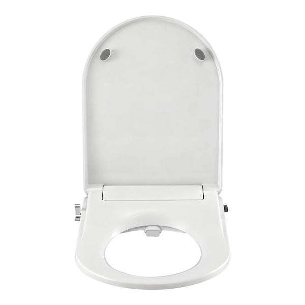 Cefito Non Electric Bidet Toilet Seat D-Shape Dual Nozzle Soft Close WaterMark DIY Awezingly