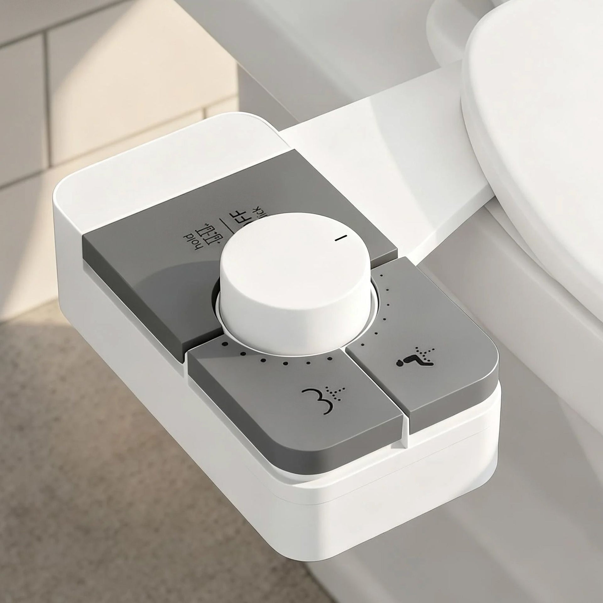 Cefito Non-Electric Ultra-Slim Bidet Attachment Detachable Bidet with Dual Nozzle Frontal & Rear Wash Adjustable Water Pressure Cold Water Toilet Bide Awezingly