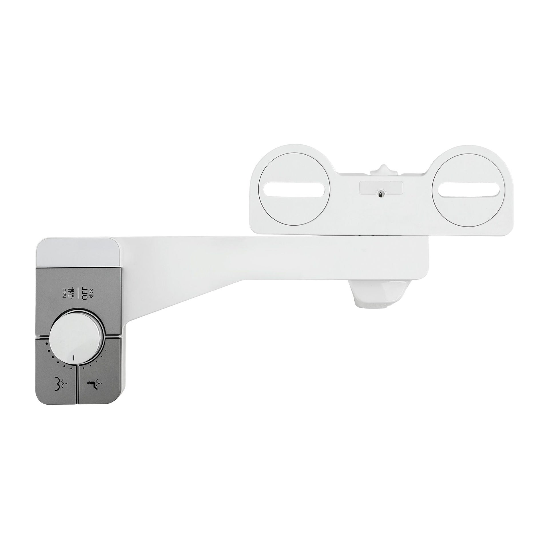 Cefito Non-Electric Ultra-Slim Bidet Attachment Detachable Bidet with Dual Nozzle Frontal & Rear Wash Adjustable Water Pressure Cold Water Toilet Bide Awezingly