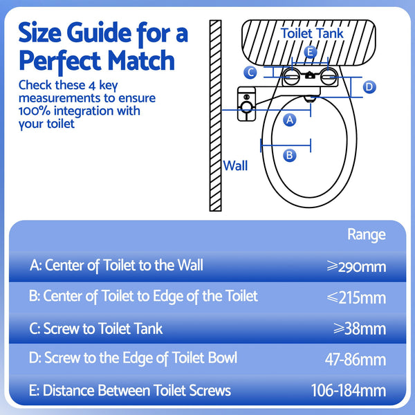 Cefito Non-Electric Ultra-Slim Bidet Attachment Detachable Bidet with Dual Nozzle Frontal & Rear Wash Adjustable Water Pressure Cold Water Toilet Bide Awezingly