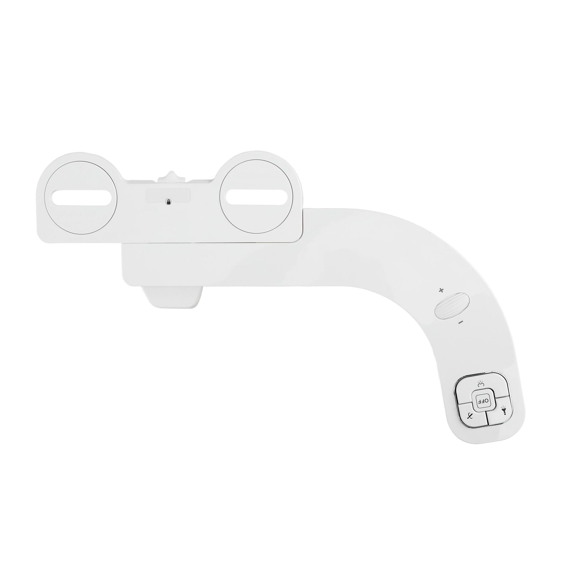 Cefito Ultra-Slim Bidet Attachment Detachable Bidet with Self-Cleaning Dual Nozzle Non-Electric Adjustable Water Pressure, Cold Water Toilet Bide Awezingly