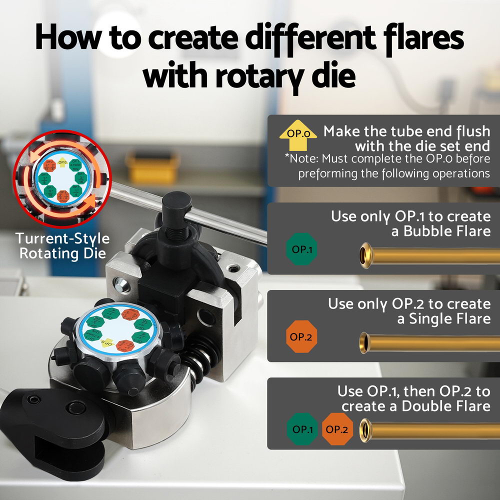 Giantz 45° Brake Line Flaring Tool Kit for 3/16