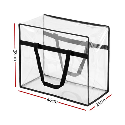 Artiss Blanket Storage Bags 8Pcs 40L PVC Box Clothes Doona Moving Organiser
