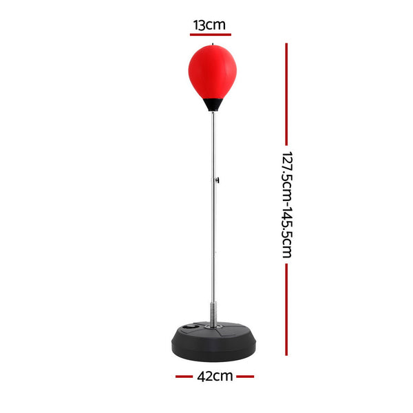 Everfit Adult Punching Bag Stand 150cm Adjustable Freestanding with Gloves and Pump Awezingly