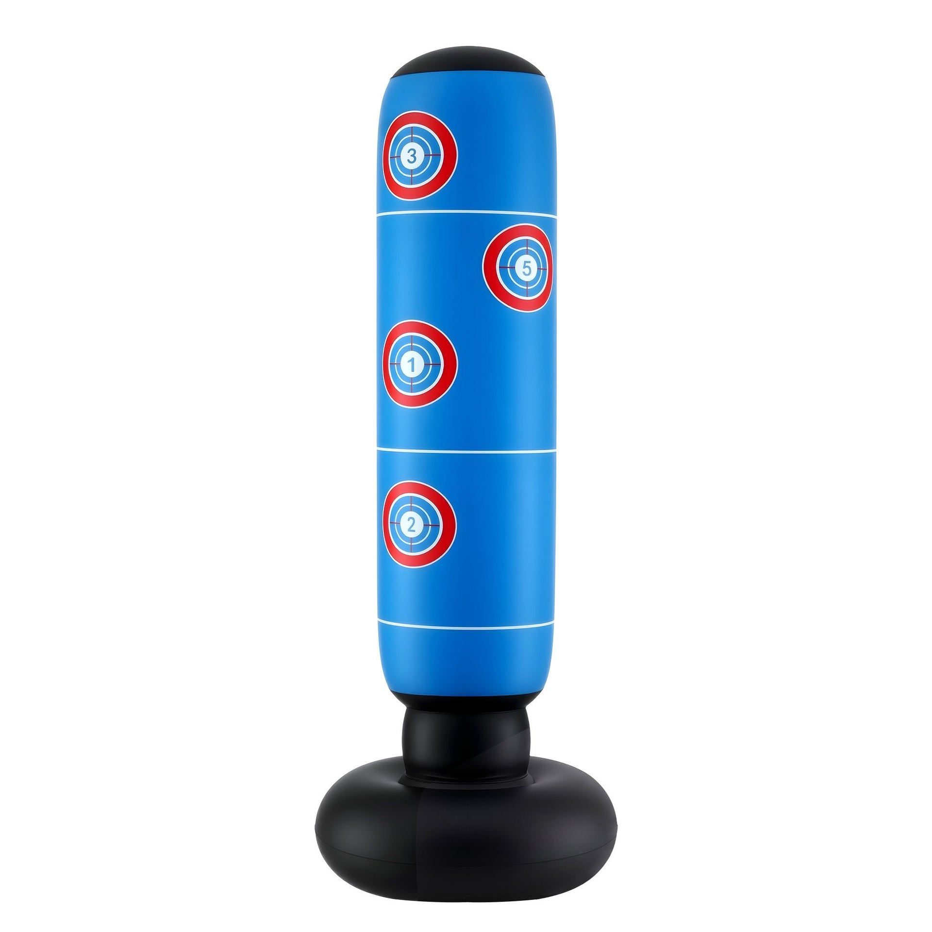 Everfit Freestanding Punching Bag Boxing Stand Inflatable Fitness 164cm Blue Everfit
