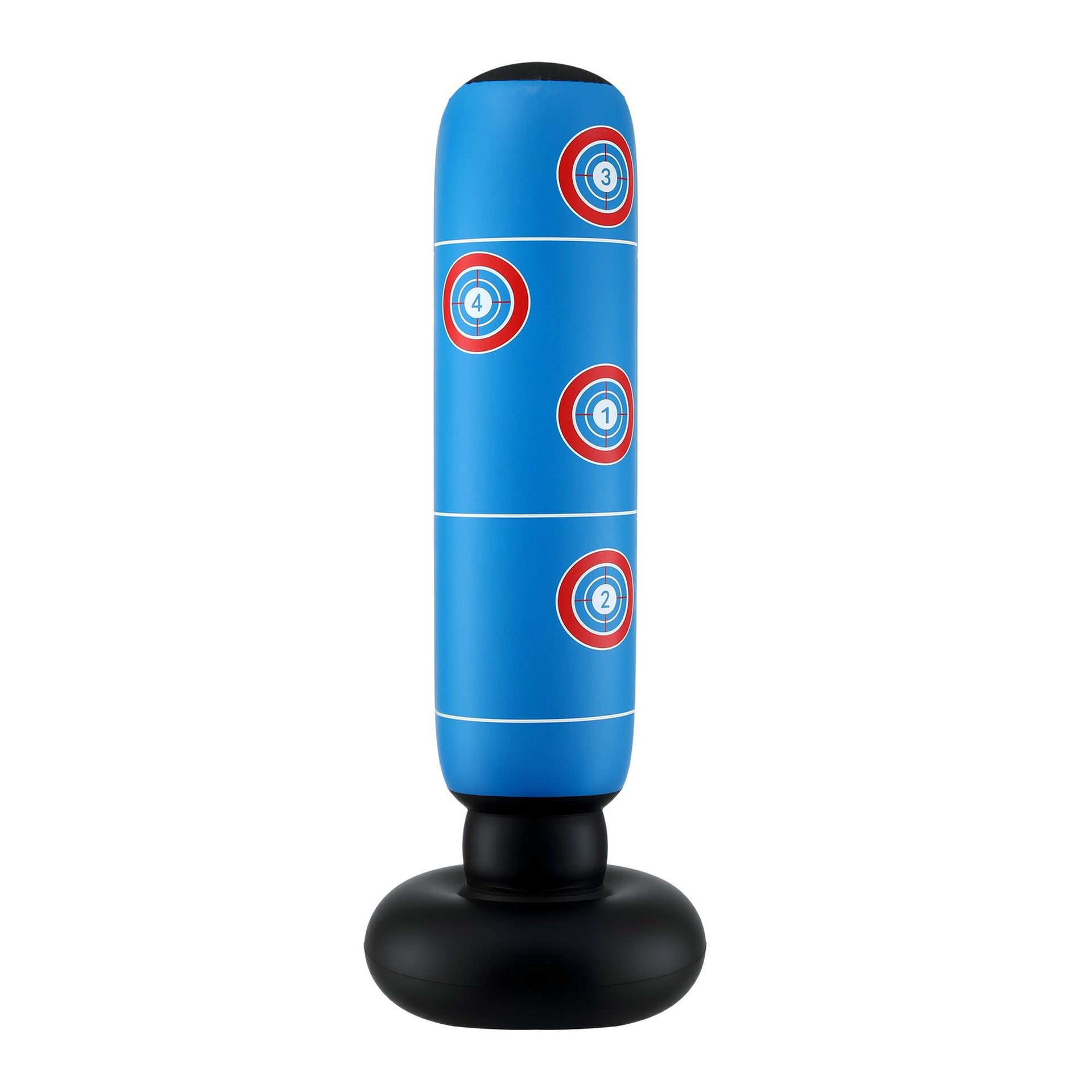 Everfit Freestanding Punching Bag Boxing Stand Inflatable Fitness 164cm Blue Everfit