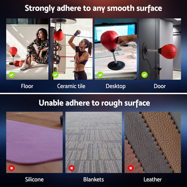 Everfit Desktop Punching Boxing Bag Stand Set with Pump Swivel Speed Balls Awezingly