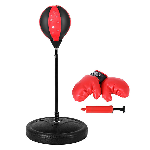 Everfit Boxing Bag Stand Set Punching Bag Gloves with Pump Height Adjustable Everfit