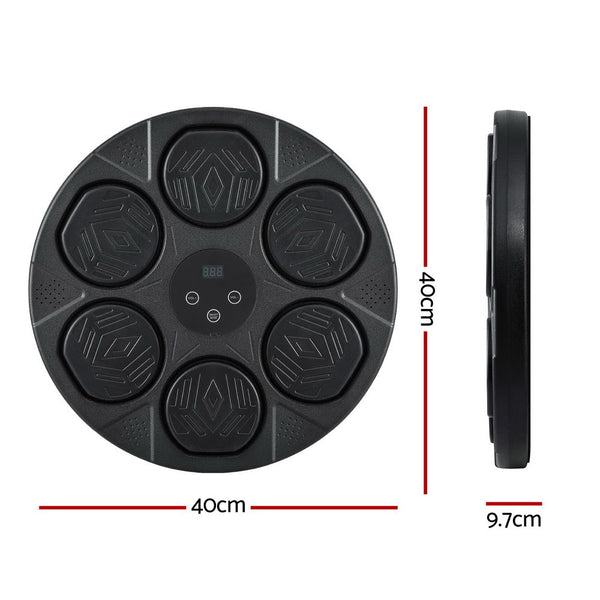 Everfit Music Boxing Machine Bluetooth Wall-Mounted Punch Target with LED Display & Gloves Awezingly