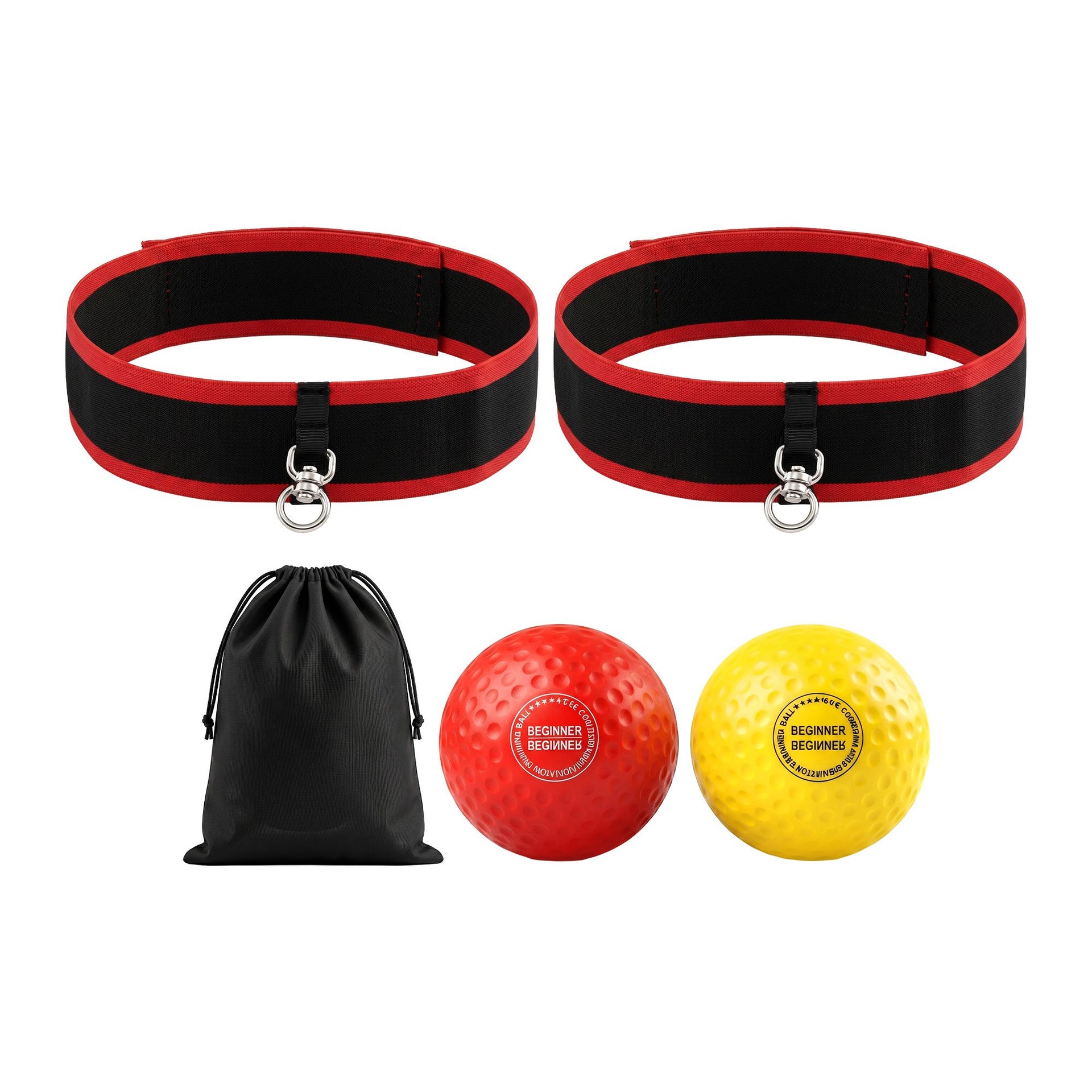Everfit Boxing Reflex Ball Headband Hand Eye Coordination Stress Relief 2 Balls Everfit