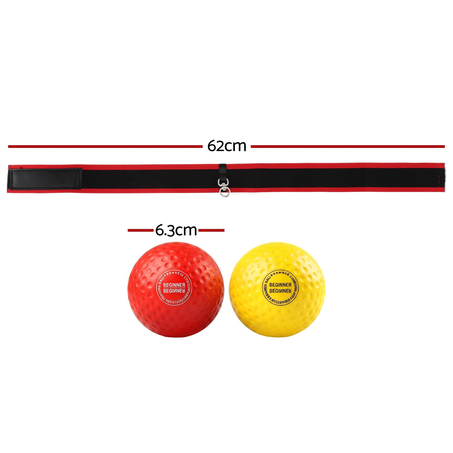 Everfit Boxing Reflex Ball Headband Hand Eye Coordination Stress Relief 2 Balls Everfit