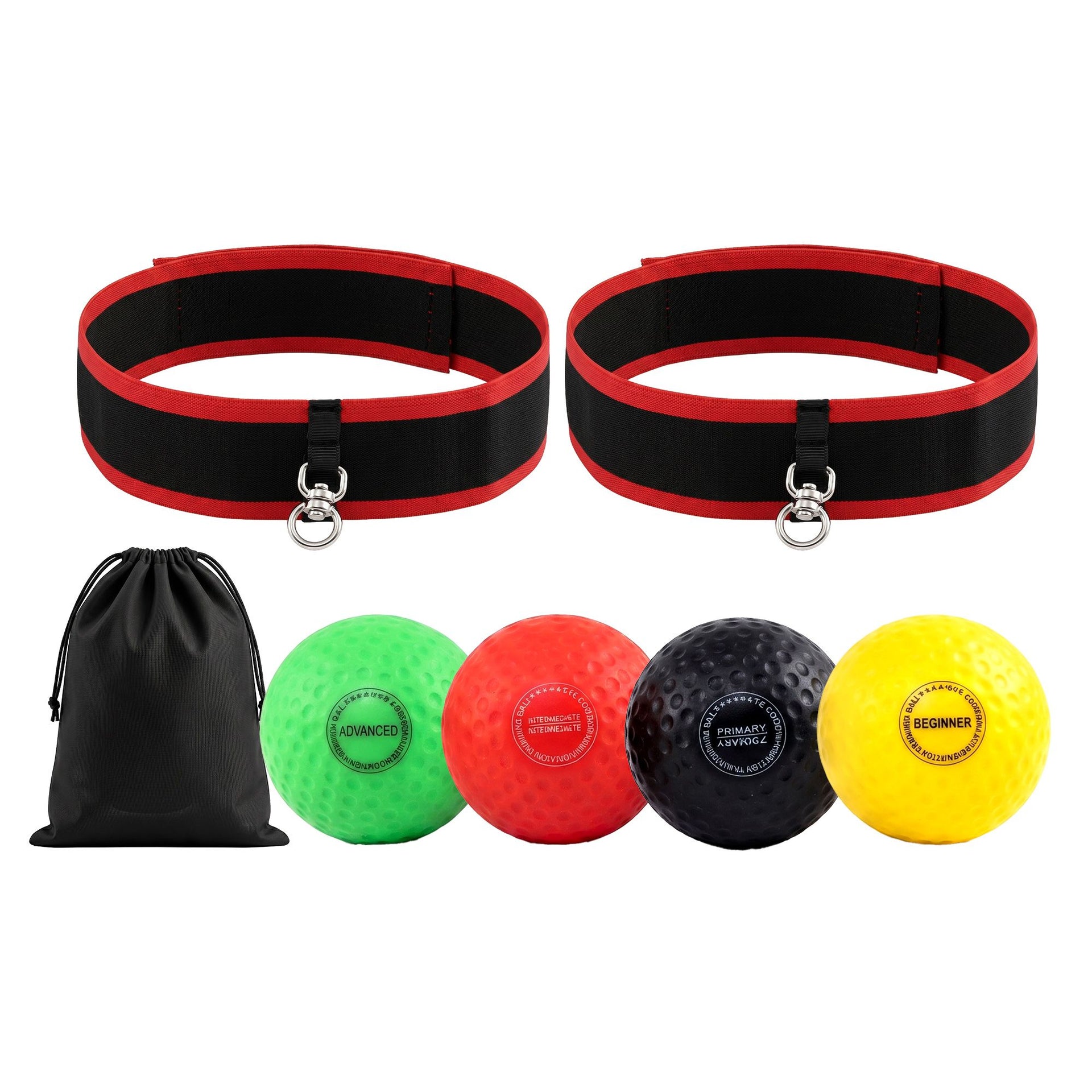 Everfit Boxing Reflex Ball Headband Hand Eye Coordination Stress Relief Multi Everfit