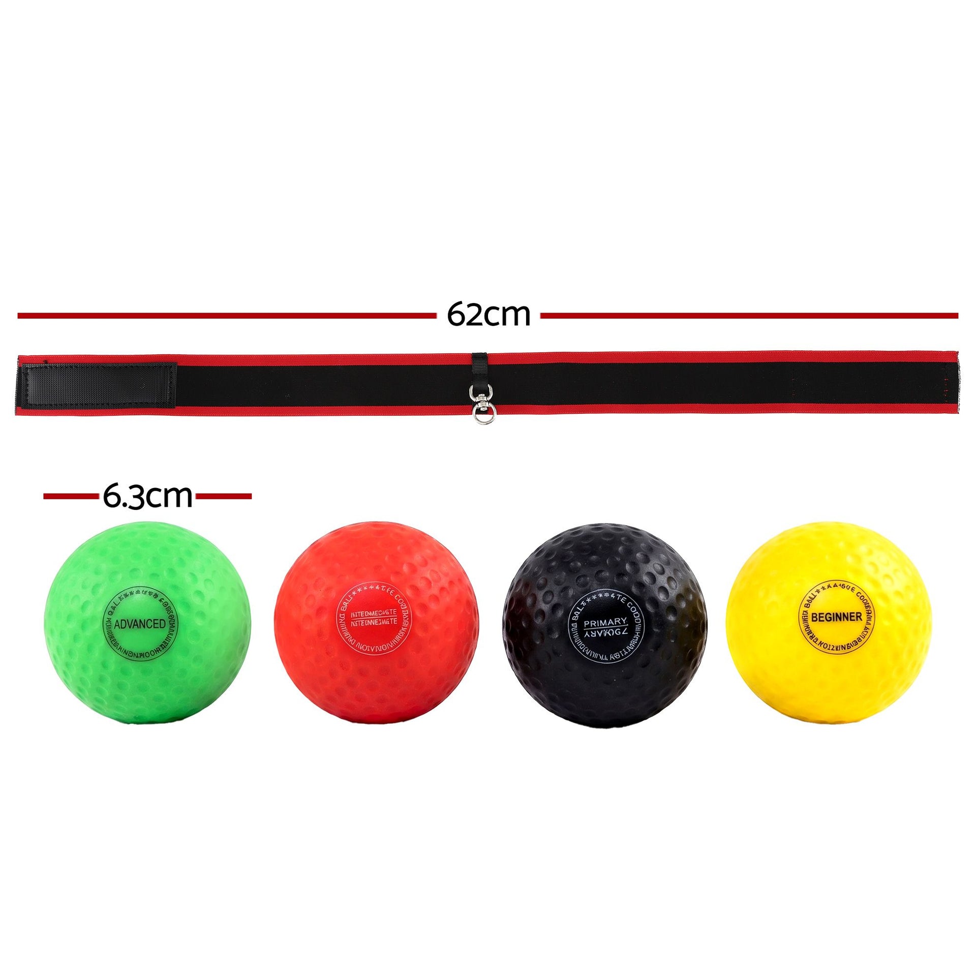 Everfit Boxing Reflex Ball Headband Hand Eye Coordination Stress Relief Multi Everfit