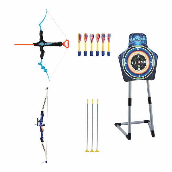 Keezi Kids Bow and Arrow Set Toy Archery Standing Target Suction Cup Arrows Awezingly