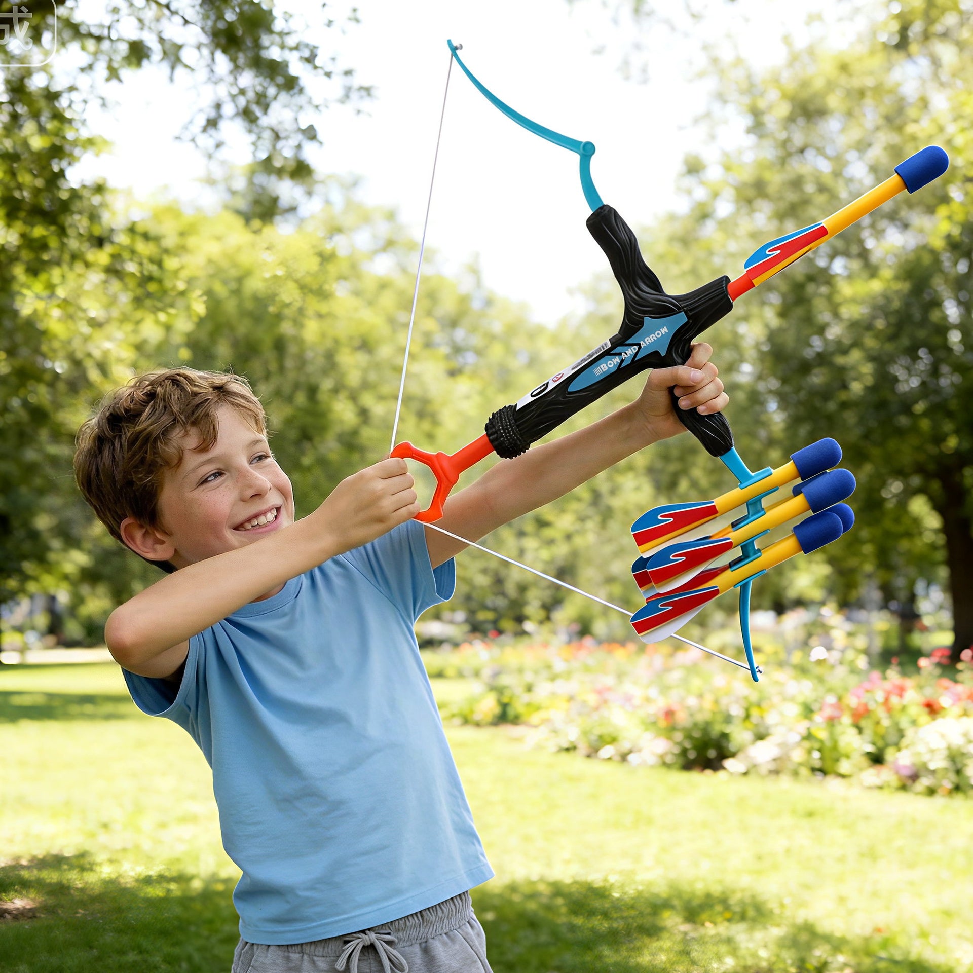 Keezi Kids Bow and Arrow Set Outdoor Sport Game Archery Toys 6 Arrows Children Gifts Awezingly