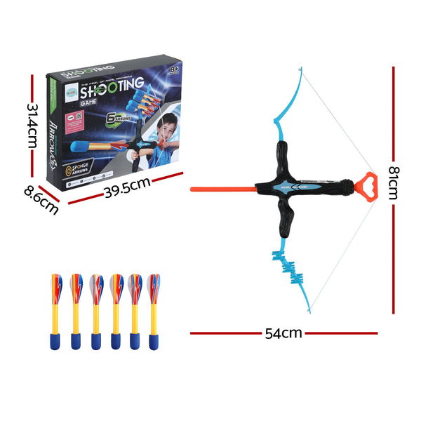 Keezi Kids Bow and Arrow Set Outdoor Sport Game Archery Toys 6 Arrows Children Gifts Awezingly