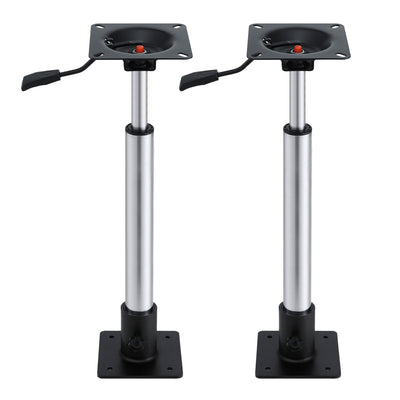 Seamanship Boat Seat Pedestal 55–75cm Adjustable Gas Lift 360 Degrees Swivel 2 Pack