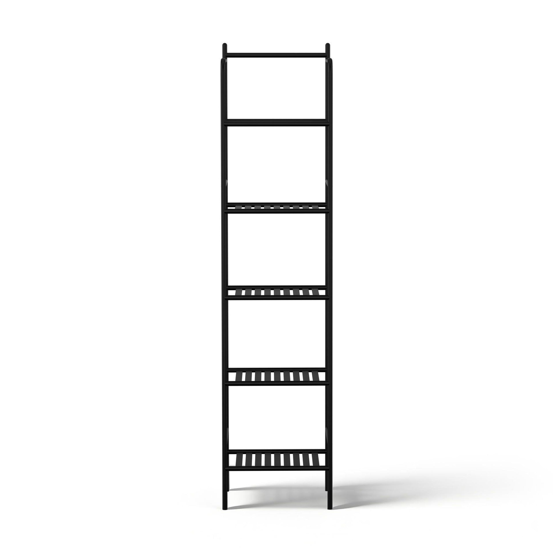 Artiss 2X Floor Standing Corner Shower Caddy 5 Tier Bathroom Organizer Black Awezingly