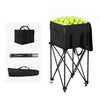 Everfit Foldable Tennis Hopper Stand with Wheels Holds Up to 150 Balls