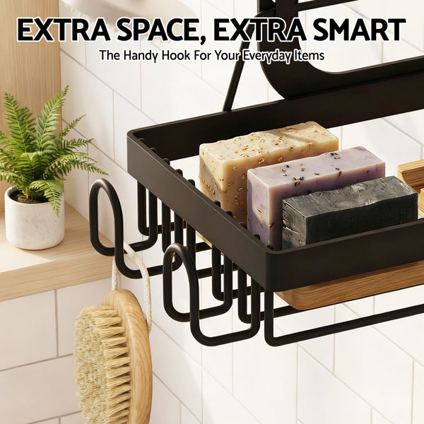 Artiss 3 Tier Over The Door Shower Caddy Hanging Bathroom Storage Organizer Artiss