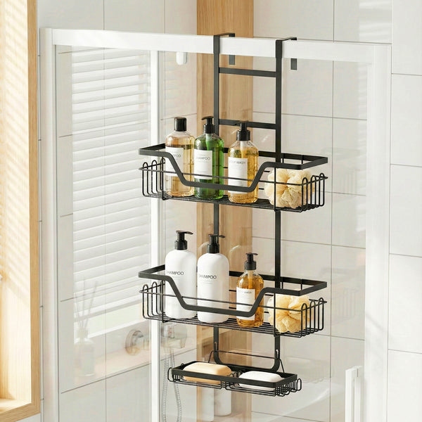 Artiss 3 Tier Over The Door Shower Caddy Hanging Bathroom Storage Organizer Artiss