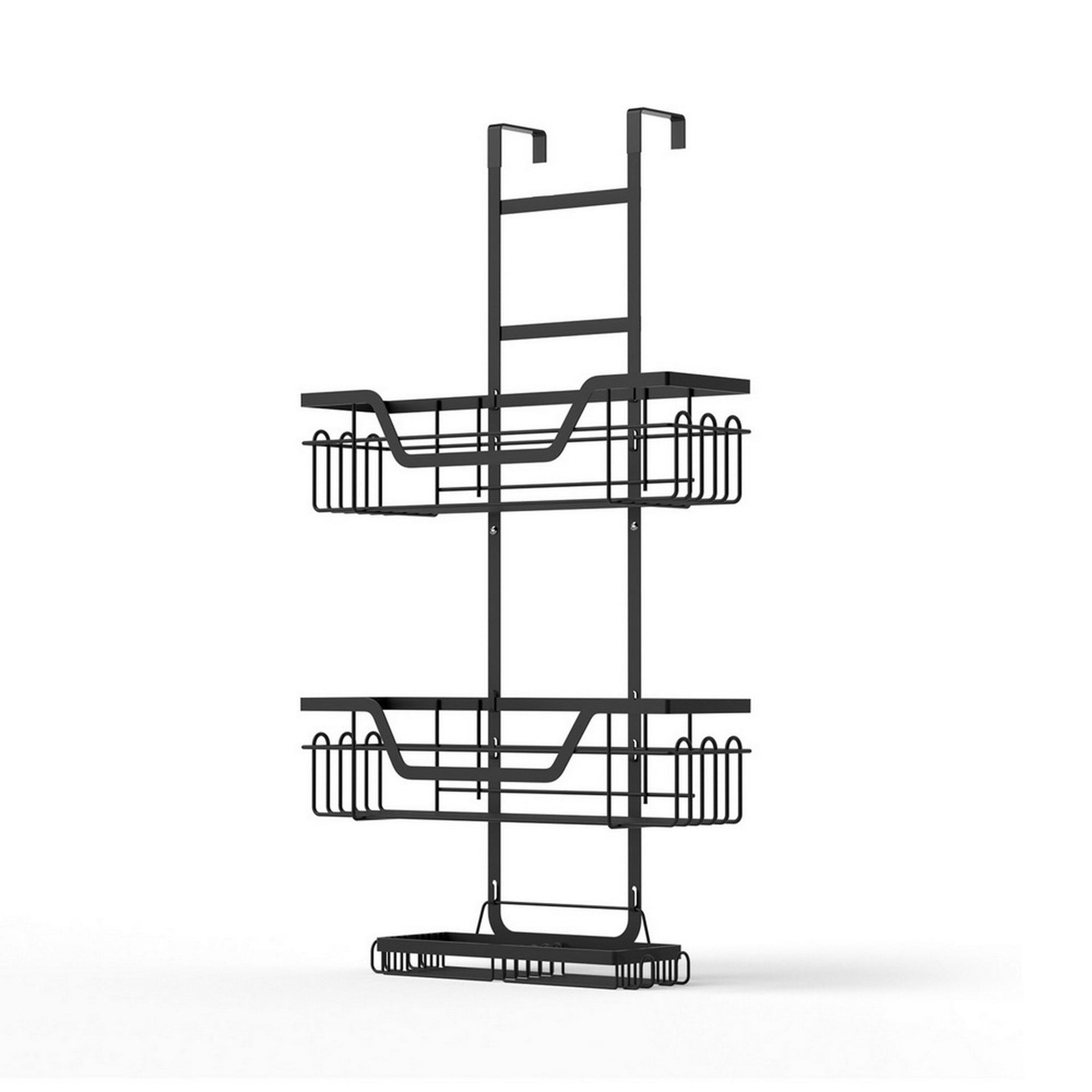 Artiss 2X 3 Tier Over The Door Shower Caddy Hanging Bathroom Storage Organizer Awezingly