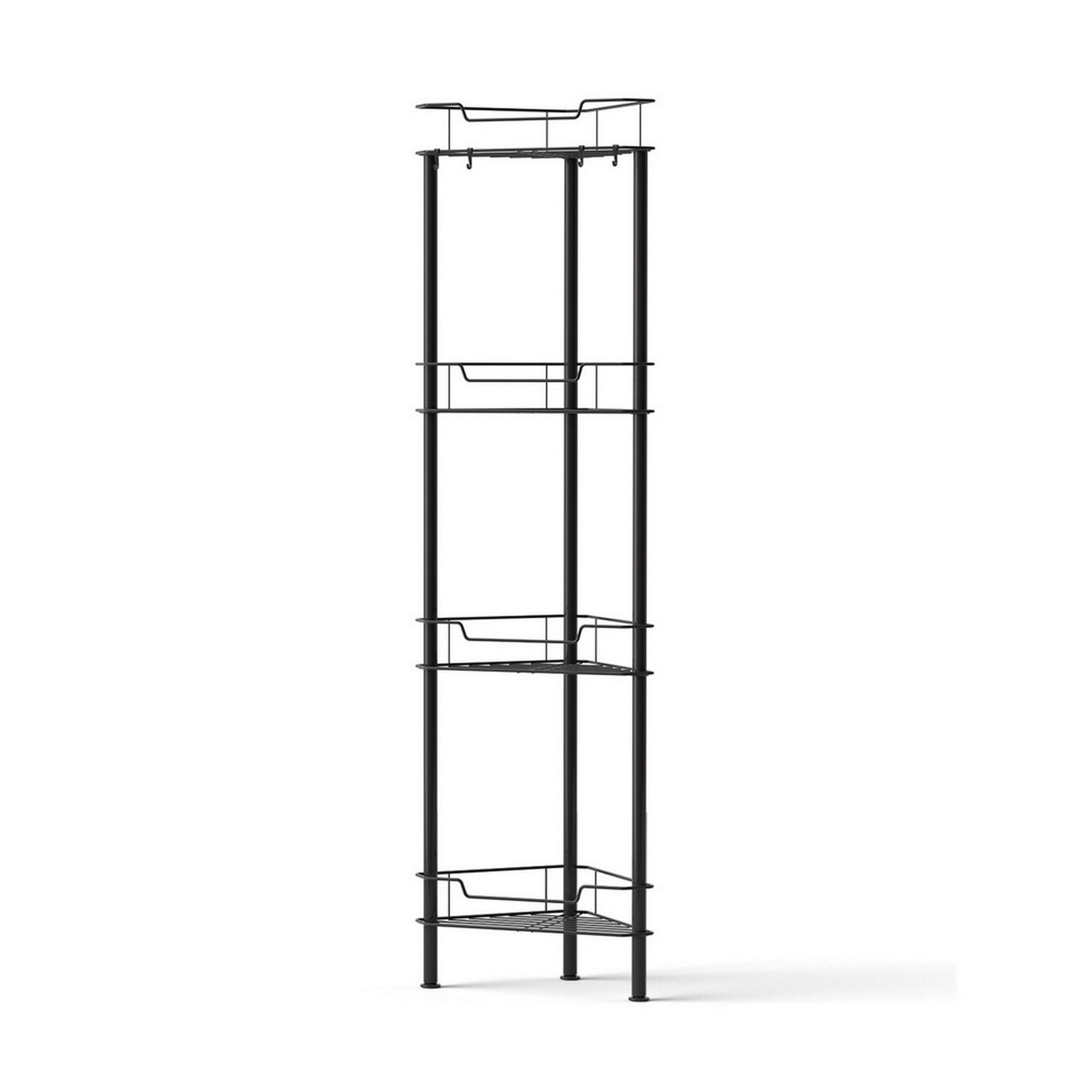 Artiss 2x Floor Standing Shower Caddy 4 Tier Rustproof Bathroom Storage Awezingly
