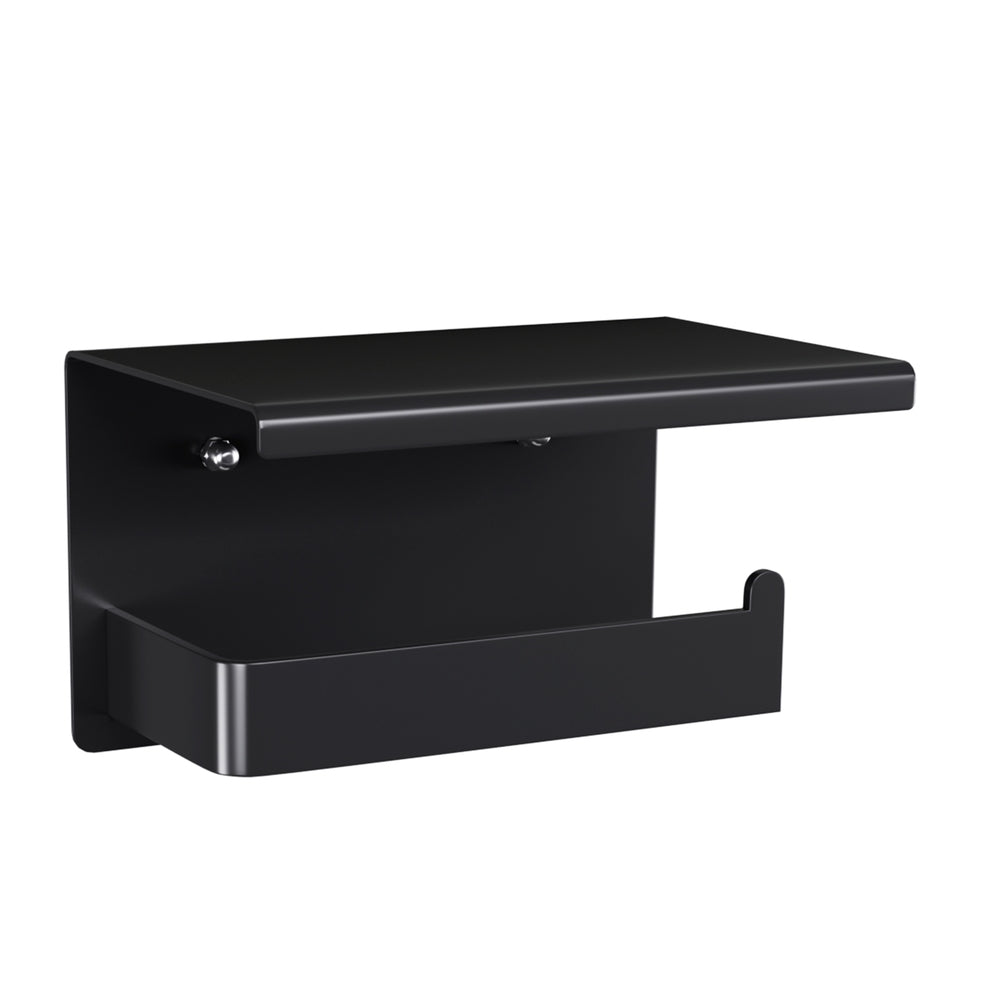 Cefito Toilet Paper Roll Holder w/ Storage Shelf Cefito