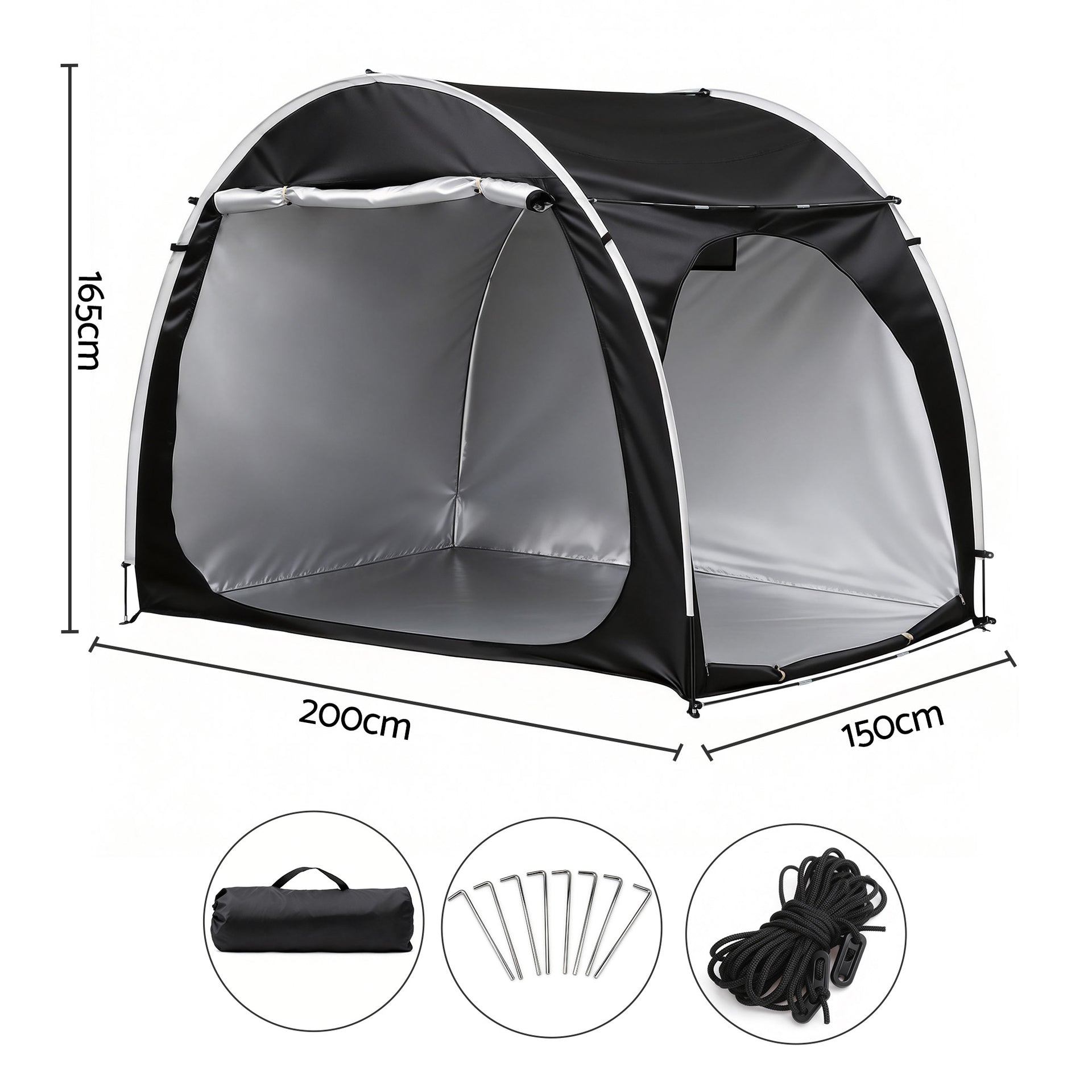 Giantz Bike Storage Tent Outdoor Waterproof UV Resistant Shelter w/ Ventilation Awezingly