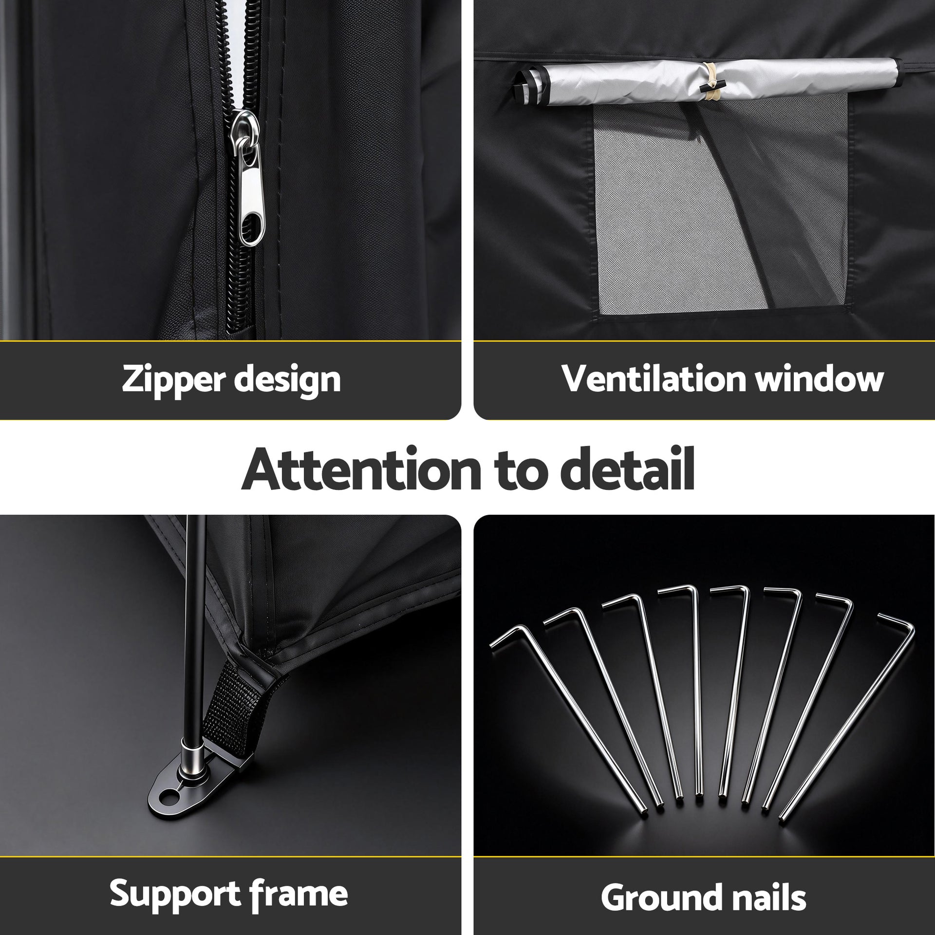 Giantz Bike Storage Tent Outdoor Waterproof UV Resistant Shelter w/ Ventilation Awezingly