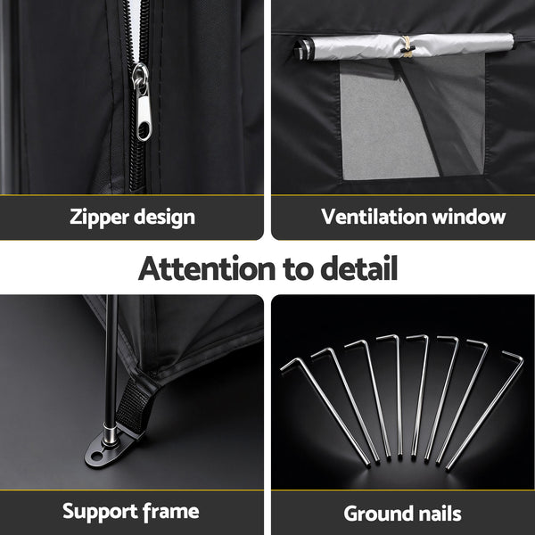Giantz Bike Storage Tent Outdoor Waterproof UV Resistant Shelter w/ Ventilation Awezingly