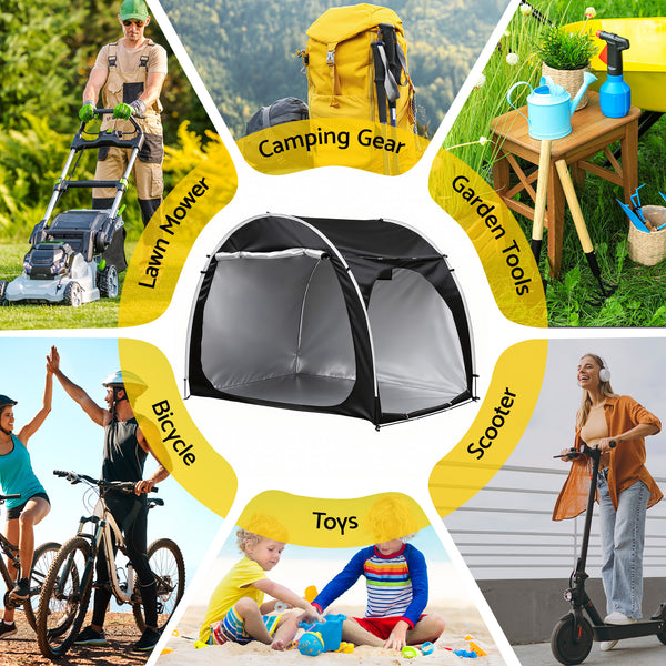 Giantz Bike Storage Tent Outdoor Waterproof UV Resistant Shelter w/ Ventilation Awezingly