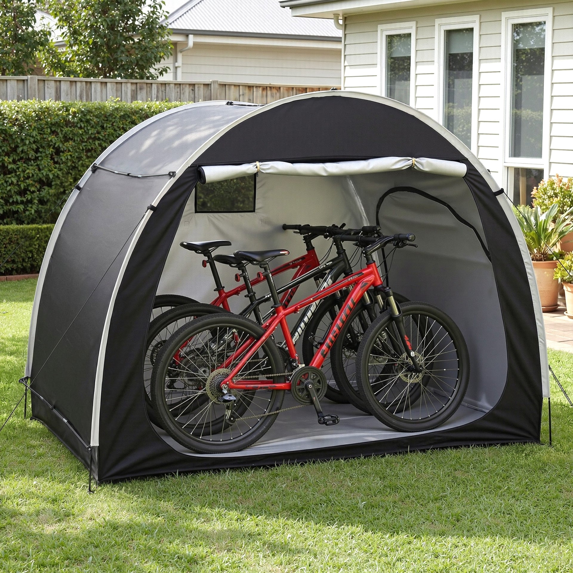 Giantz Bike Storage Tent Outdoor Waterproof UV Resistant Shelter w/ Ventilation Awezingly