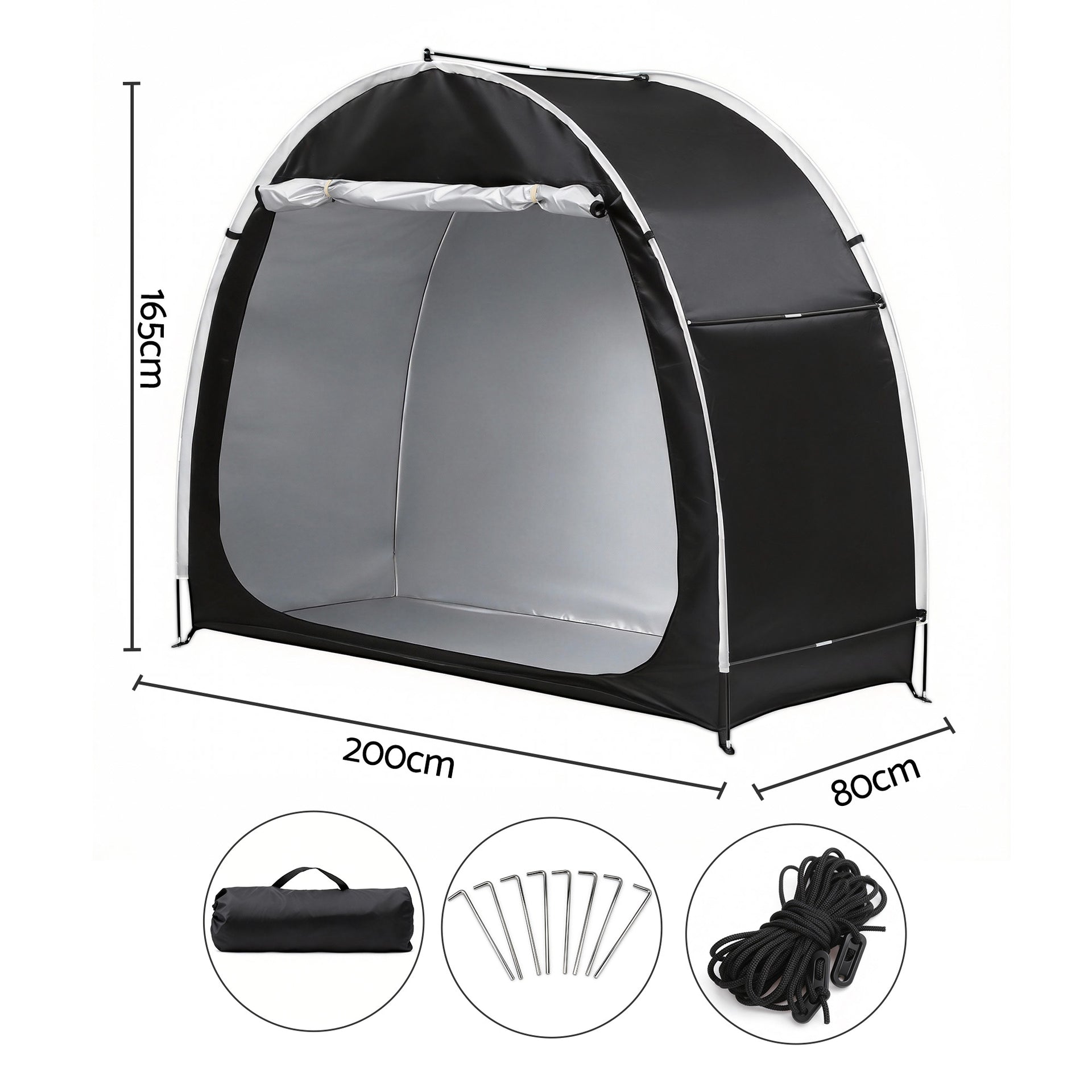 Giantz Bike Storage Tent Waterproof Outdoor UV Protection Shelter w/ Large Space Awezingly