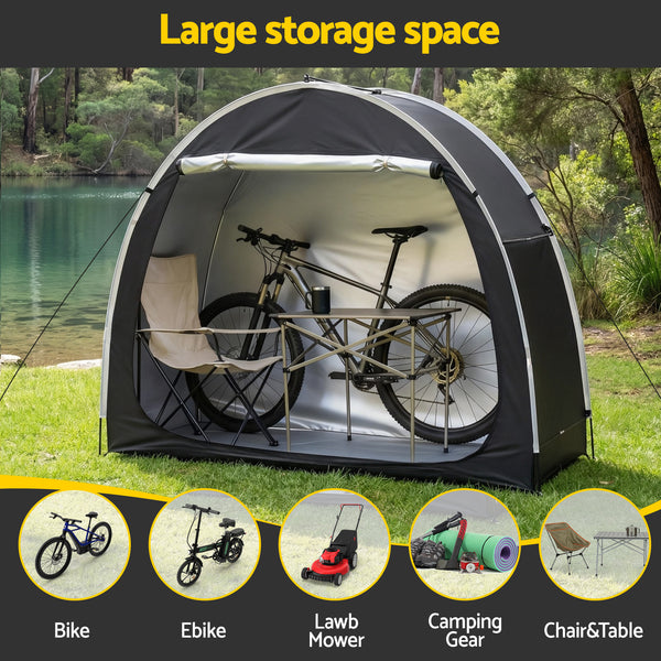 Giantz Bike Storage Tent Waterproof Outdoor UV Protection Shelter w/ Large Space Awezingly