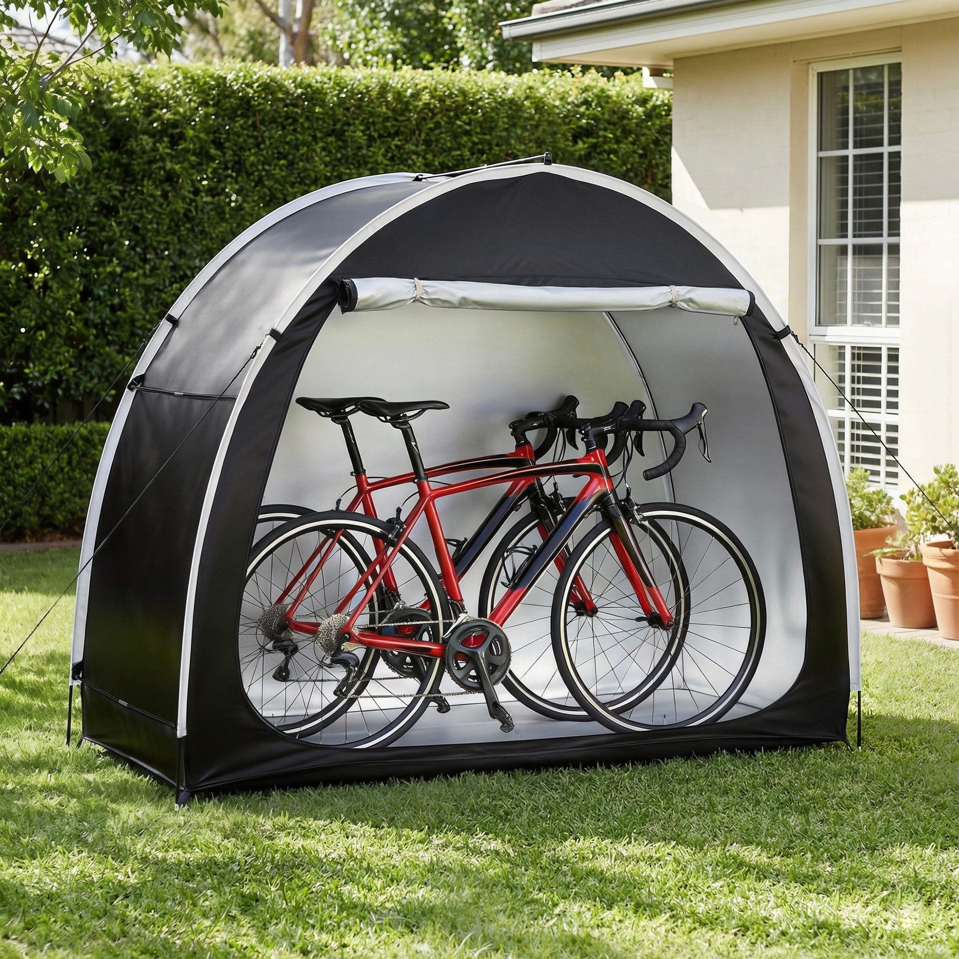 Giantz Bike Storage Tent Waterproof Outdoor UV Protection Shelter w/ Large Space Awezingly