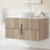 Cefito Vanity Unit 900mm Bathroom Cabinet Storage Wall Hung Timber Front Pine