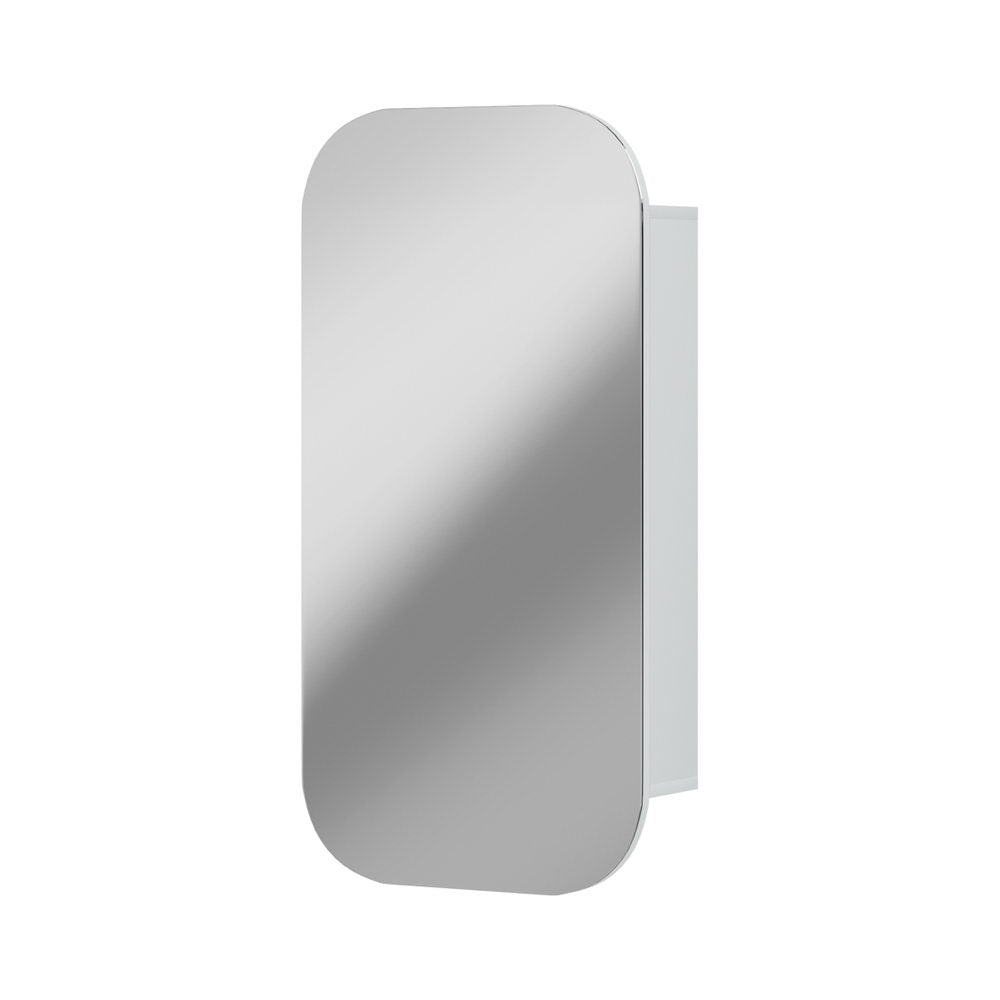 Cefito Bathroom Mirror Cabinet Medicine Shaving Arch Wall Hung 450x900mm White Awezingly